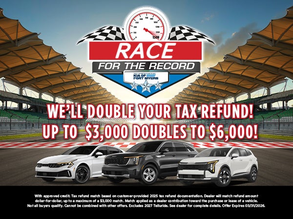 We'll Double Your Tax Refund Up To $3,000 Doubles To $6,000!